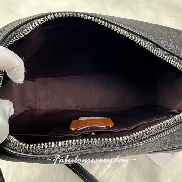 COACH Jamie Camera Bag Crossbody with Butterfly Print in Leather/Black CCK90 NWT - Picture 7 of 8